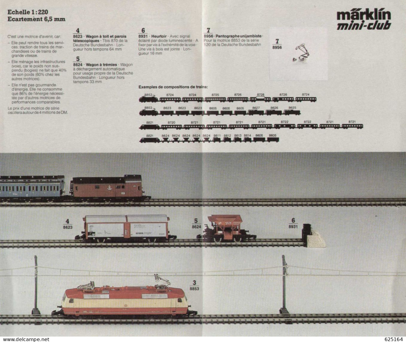 Catalogue MÄRKLIN 1981 MINI-CLUB Z Nouveautés FOLDER + Faller Kibri Vollmer Noch - Französisch