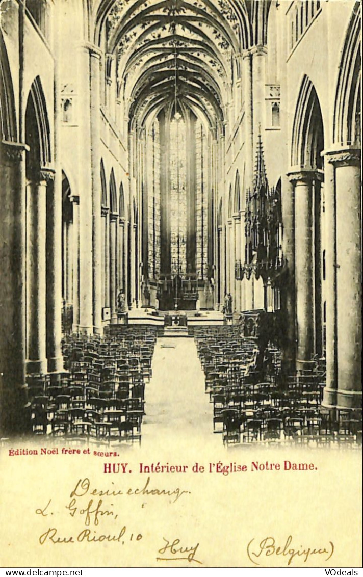 Belgique - Liège - Huy - Intérieur De L'Eglise Notre-Dame - Huy