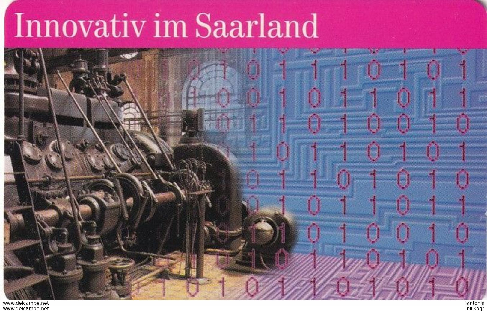 GERMANY(chip) - Innovativ Im Saarland(A 16), Tirage 17000, 09/97, Mint - A + AD-Series : D. Telekom AG Advertisement
