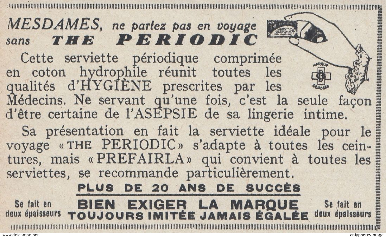 THE PERIODIC - 1936 Vintage Advertising - Pubblicit� Epoca - Werbung