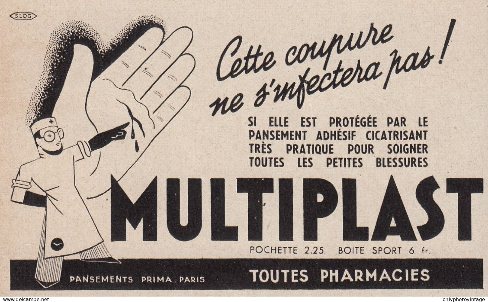 MULTIPLAST - 1938 Vintage Advertising - Pubblicit� Epoca - Werbung