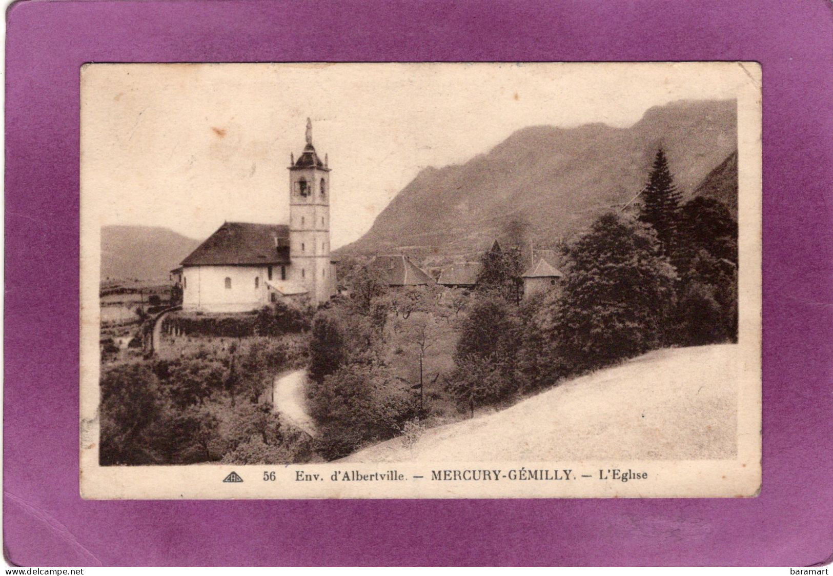 73 Env. D'Albertville  MERCURY GÉMILLY  L'Eglise - Sonstige & Ohne Zuordnung