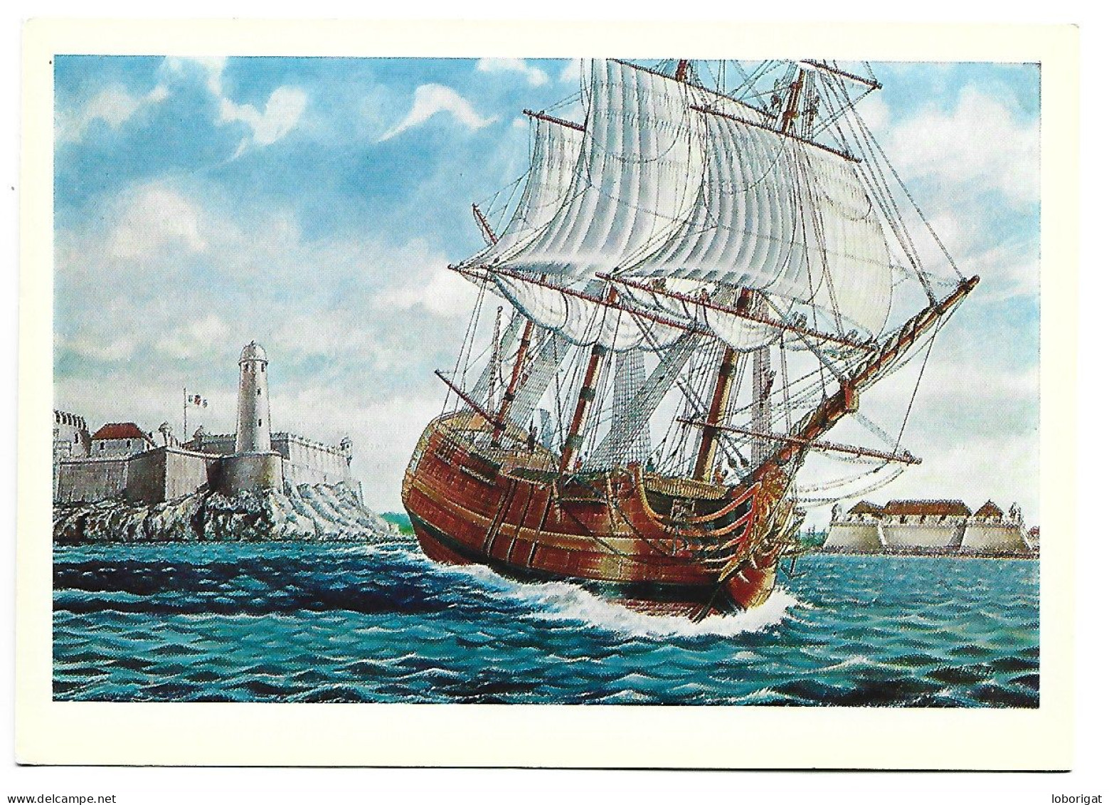 GALEON DEL SIGLO XVII / GALLEON 17th Century.-  ( CUBA ) - Binnenschepen