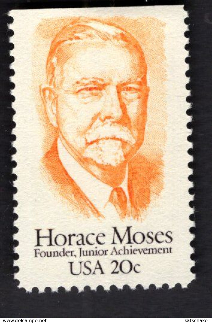 2030002670 1984 SCOTT 2095 (XX) POSTFRIS MINT NEVER HINGED SCOTT 2095 HORACE MOSES UPPER SIDE IMPERFORATED - Ungebraucht