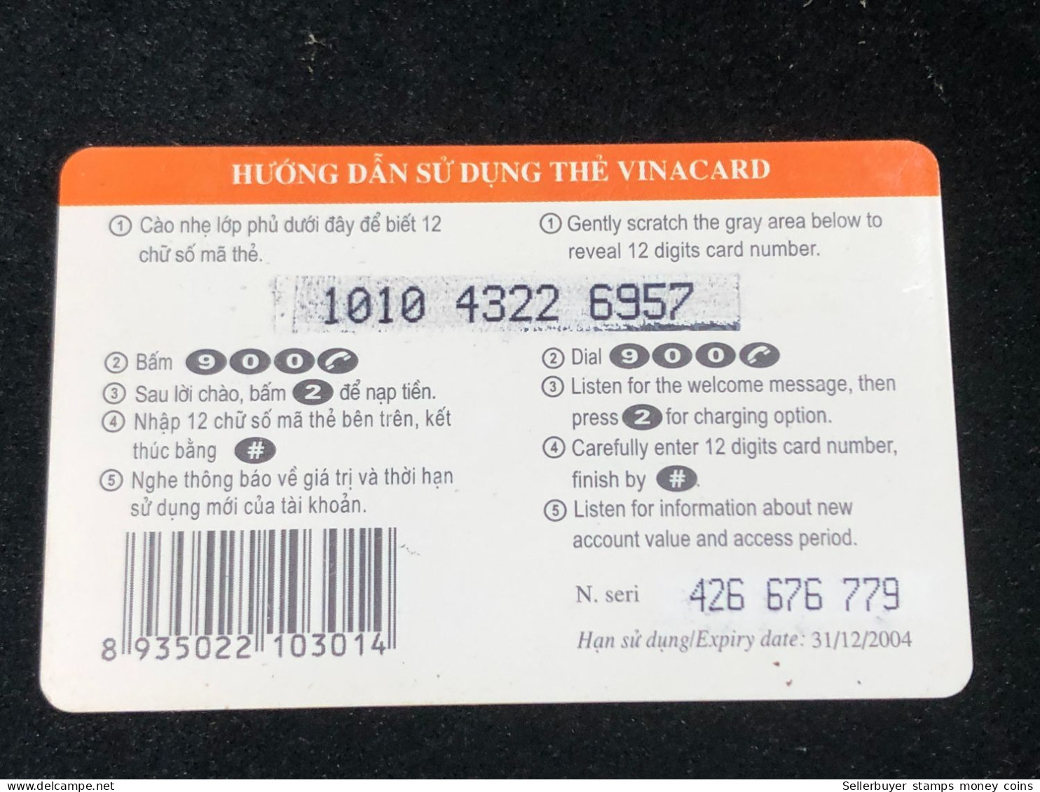 Vietnam This Is A Vietnamese Cardphone Card From 2001 And 2005(mobi Card)-1pcs - Vietnam