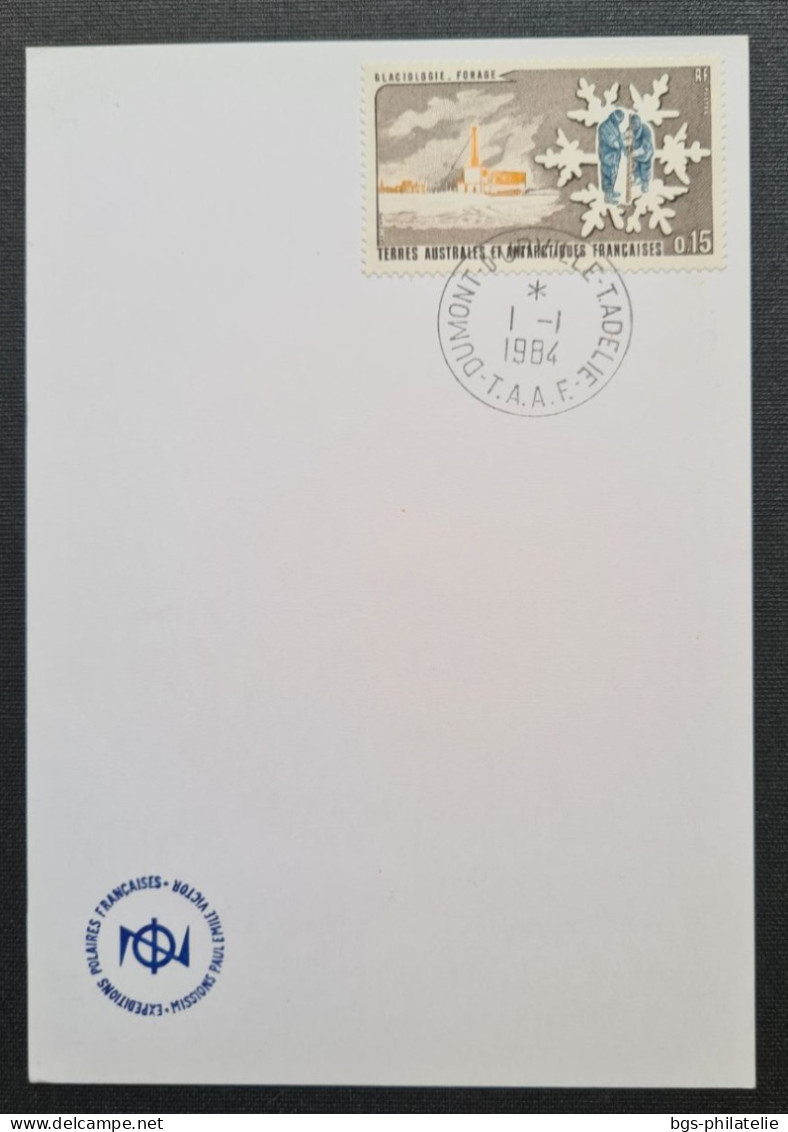 TAAF,  Timbres Numéros 102 Et 103 Oblitérés De Terre Adélie Le 1/1/1984. - Briefe U. Dokumente