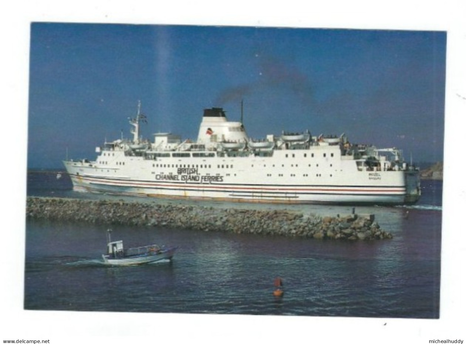 POSTCARD   SHIPPING  FERRY CHANNEL ISLANDS FERRIES  ROZEL - Fähren