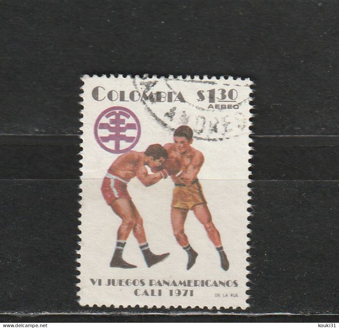 Colombie YT PA 541 Obl : Boxe - 1971 - Boxing