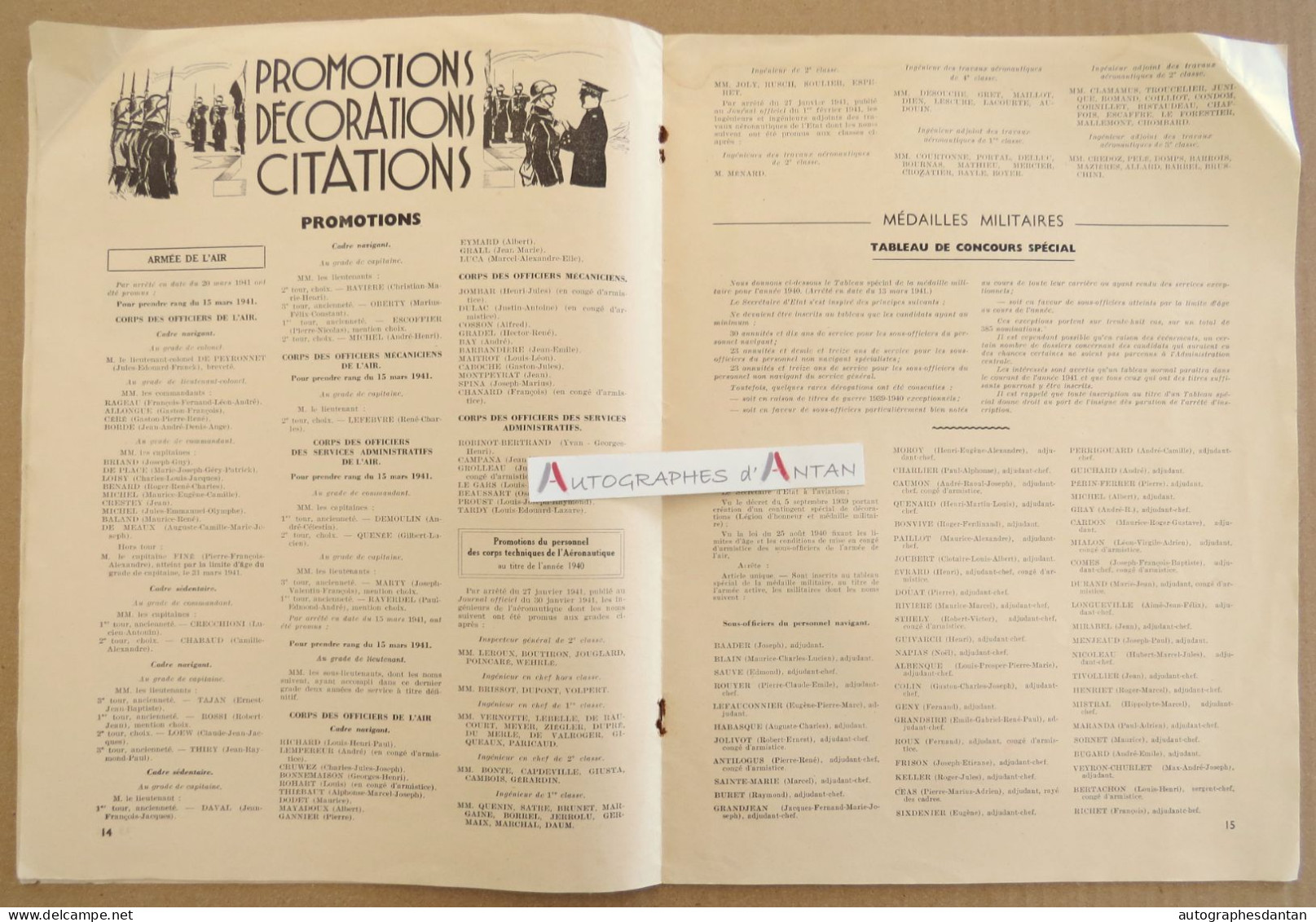 ● TRAIT D'UNION Mai 1941 Organe Mensuel Du Secrétariat D'Etat à L'Aviation - Hotel Radio Vichy - Ww2 - Cf 9 Photos - Francese