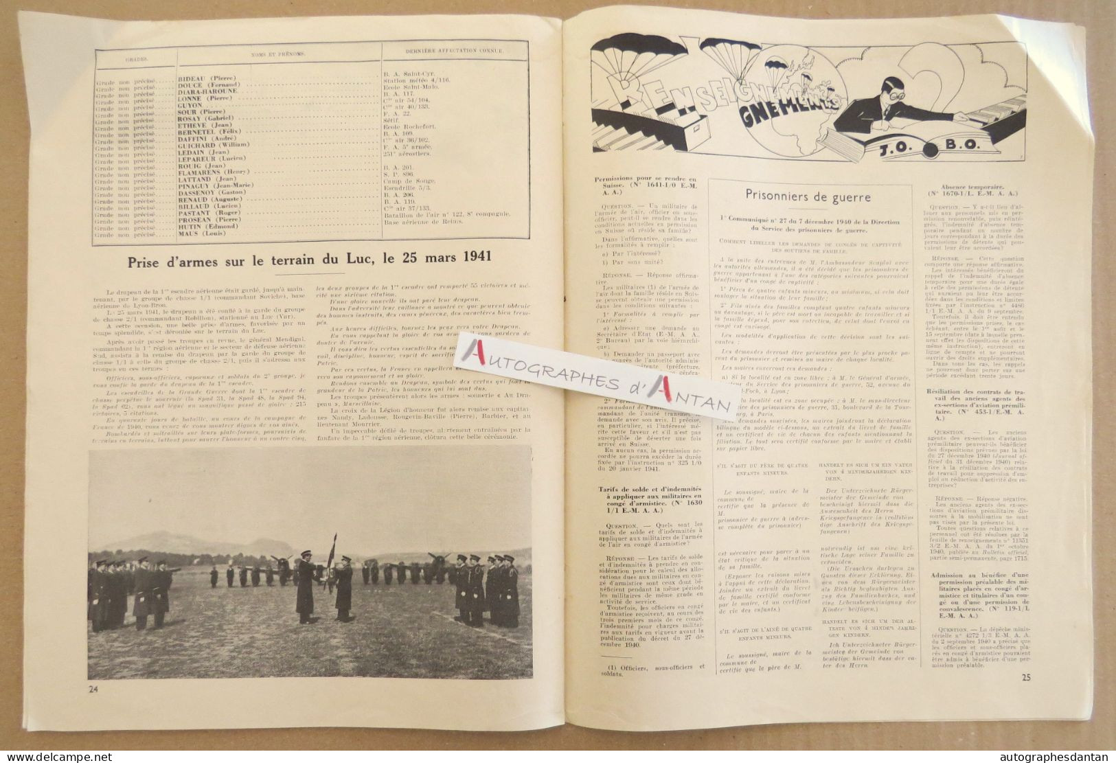 ● TRAIT d'UNION Mai 1941 organe mensuel du secrétariat d'Etat à l'Aviation - Hotel Radio Vichy - ww2 - cf 9 photos