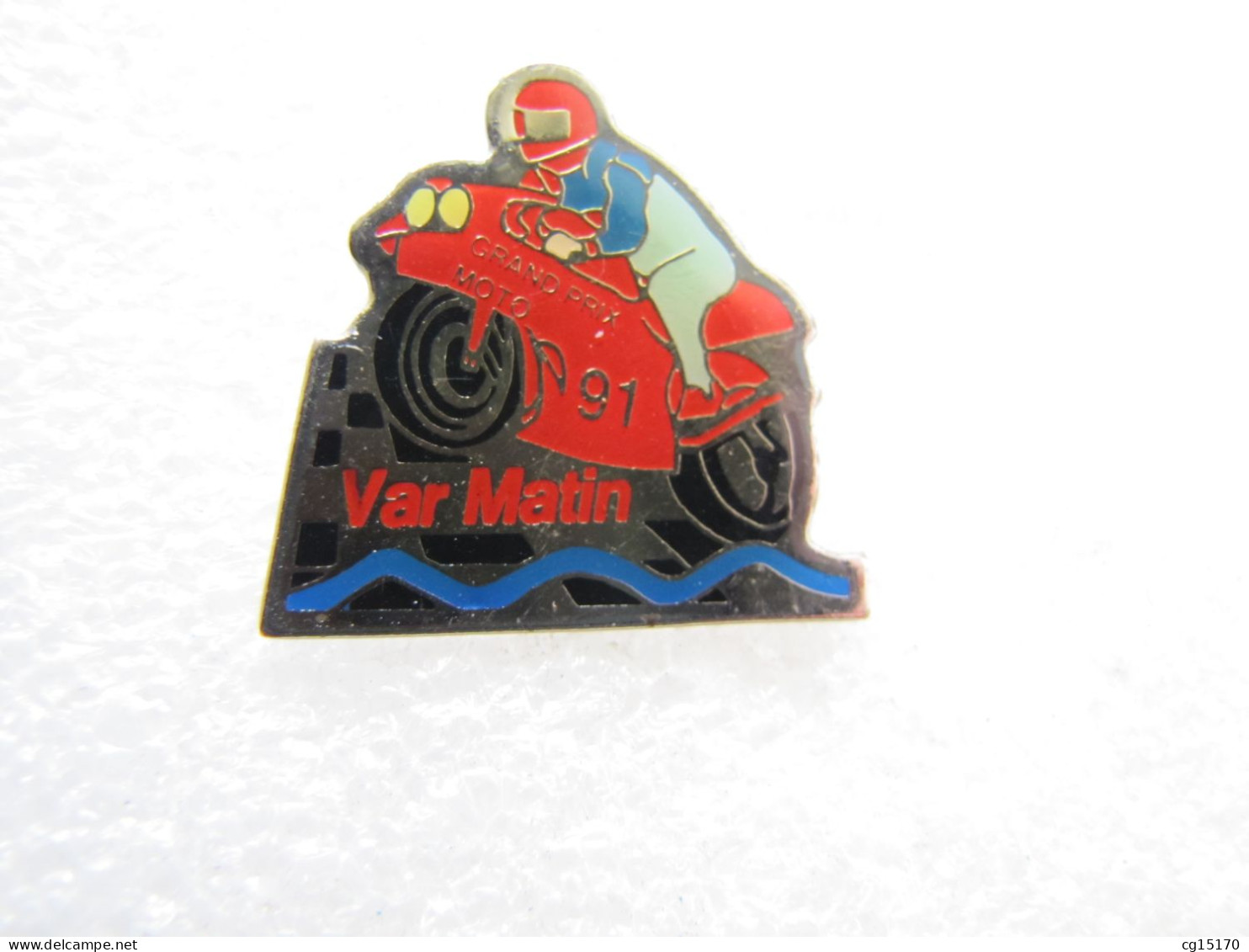 PIN'S   VAR  MATIN  GRAND PRIX  MOTO 91 - Motorbikes