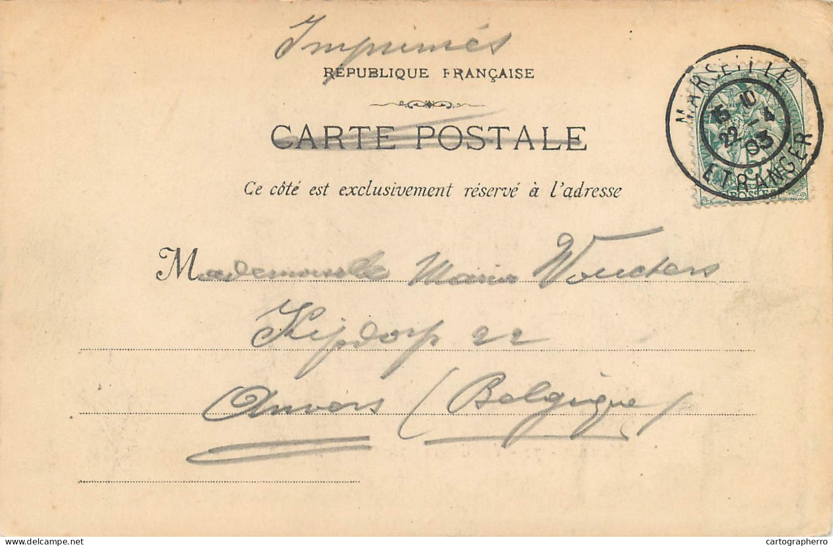 Postcard France Marseilles - Ohne Zuordnung