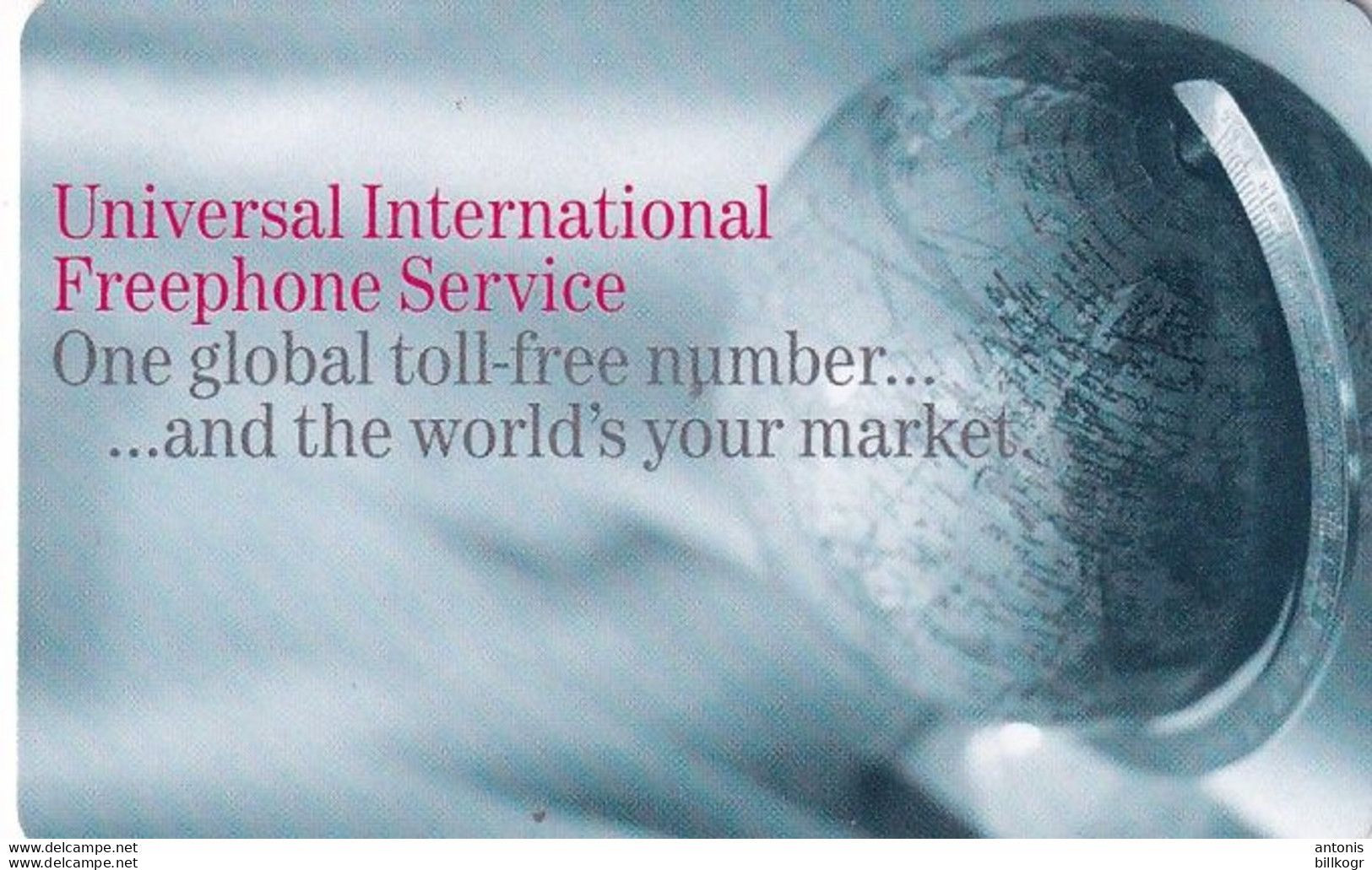 GERMANY - Universal International Freephone Service(A 21), Tirage 14000, 09/97, Mint - A + AD-Series : D. Telekom AG Advertisement