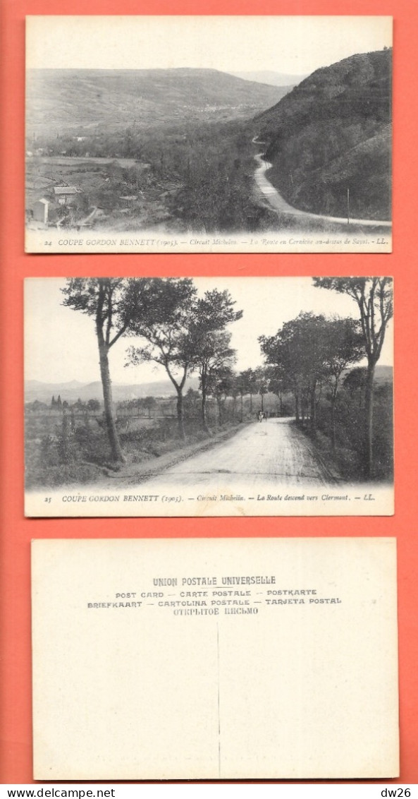 Course Automobile: La Coupe Gordon Bennett 1905, Circuit Michelin - Lot de cartes neuves LL , série de 1 à 25