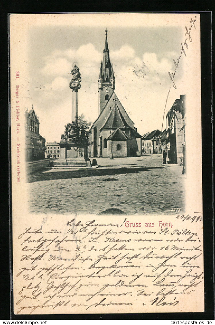 AK Horn, Denkmal An Der Kirche  - Other & Unclassified