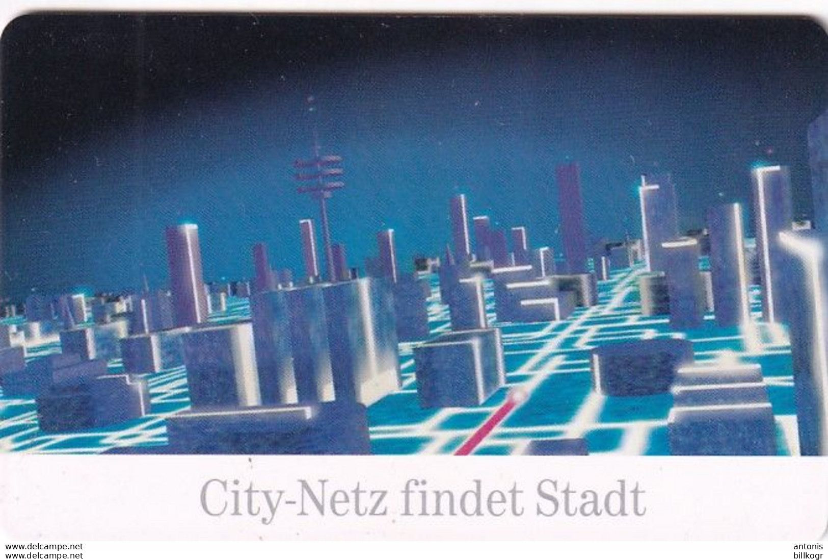 GERMANY(chip) - City-Netz Der Deutschen Telekom 2(A 24), Tirage 20000, 10/97, Mint - A + AD-Series : Werbekarten Der Dt. Telekom AG