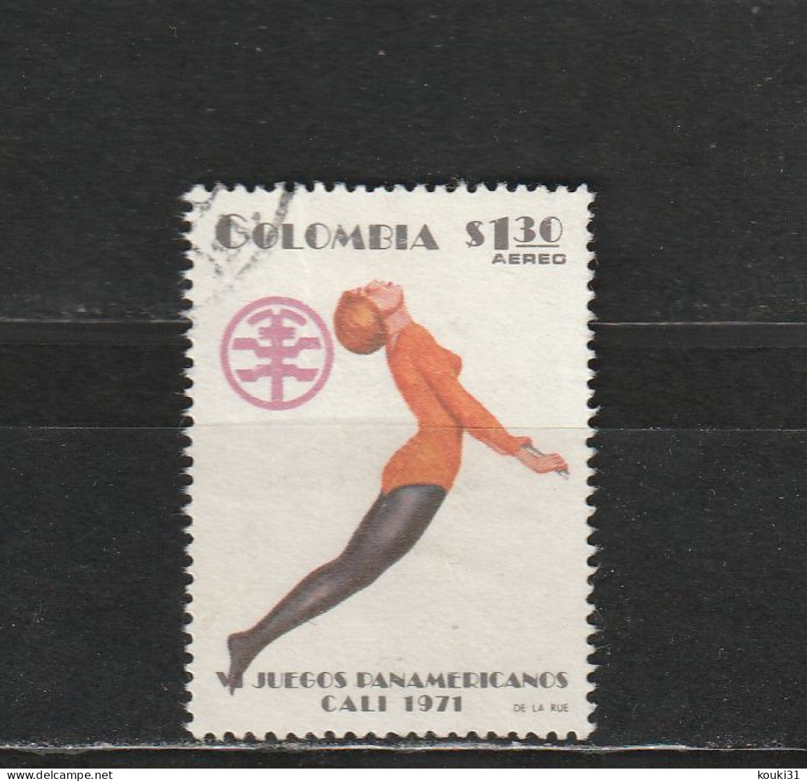 Colombie YT PA 542 Obl : Gymnastique - 1971 - Gimnasia
