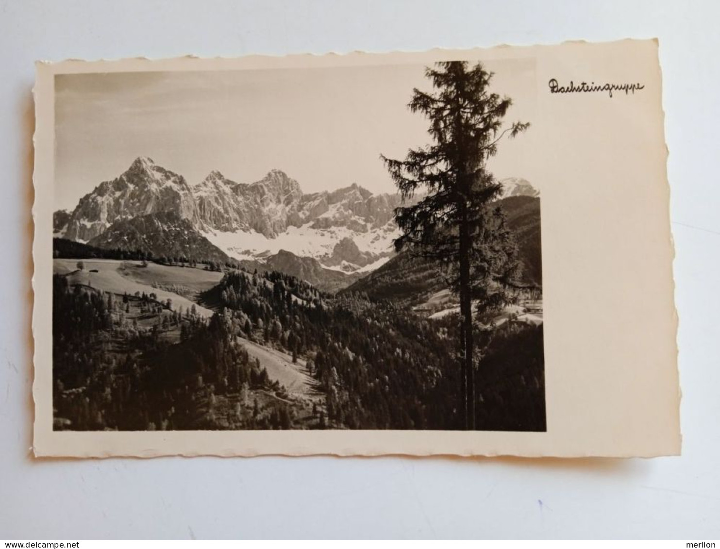 D202708   AK- CPA -   DACHSTEIN - Dachsteingruppe  - Steiermark - Österreich   - Ca 1940  FOTO-AK - Ramsau Am Dachstein