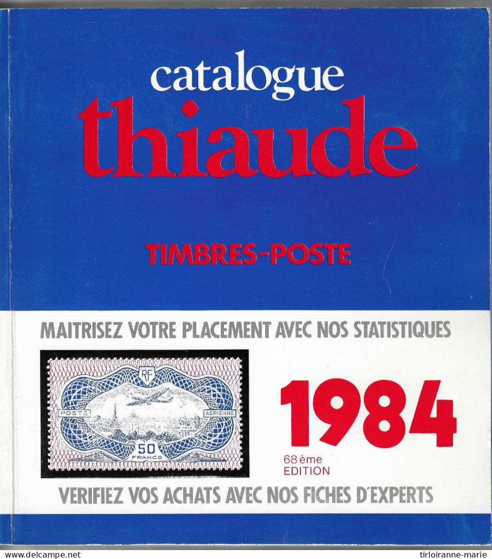 Catalogue Thiaude De Cotation 1984 Ttb - France