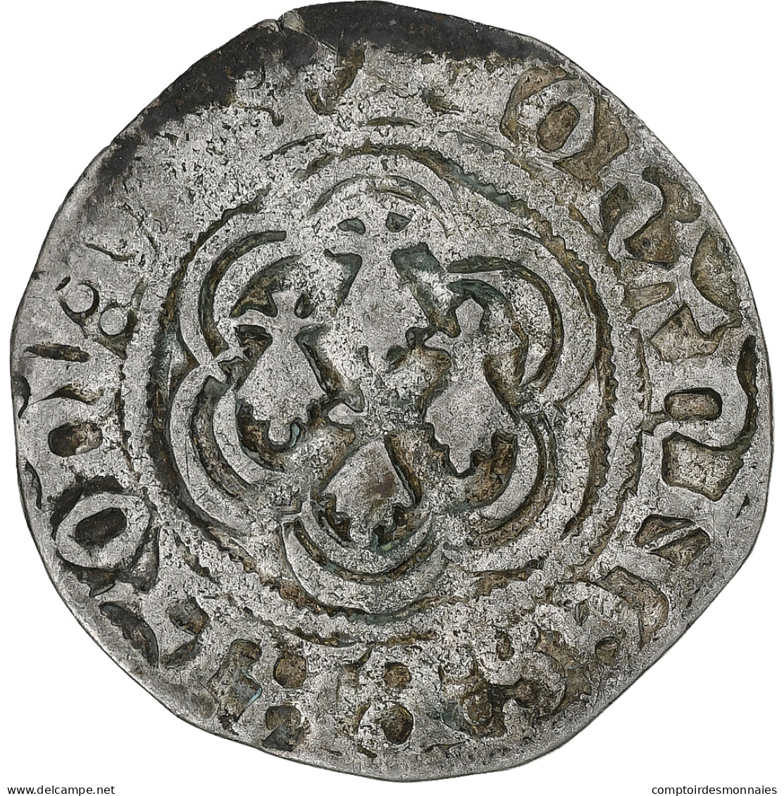 France, Duché De Bretagne, Jean V, Blanc à L'hexalobe, 1399-1442, Atelier - Other & Unclassified