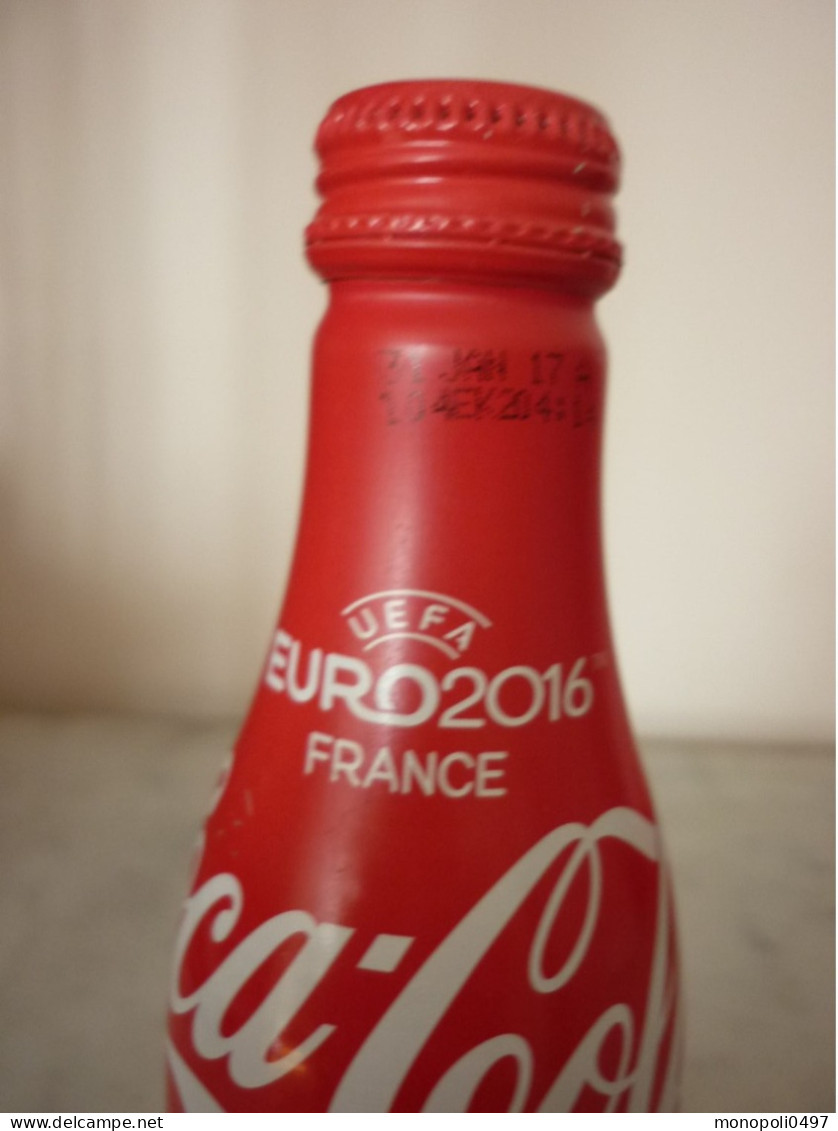 Coca Cola - Diables Rouges - Euro 2016 - Bouteilles Aluminium - Bottles
