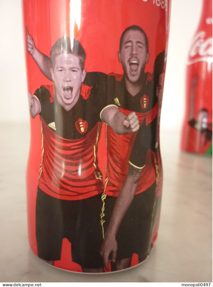 Coca Cola - Diables rouges - Euro 2016 - Bouteilles aluminium