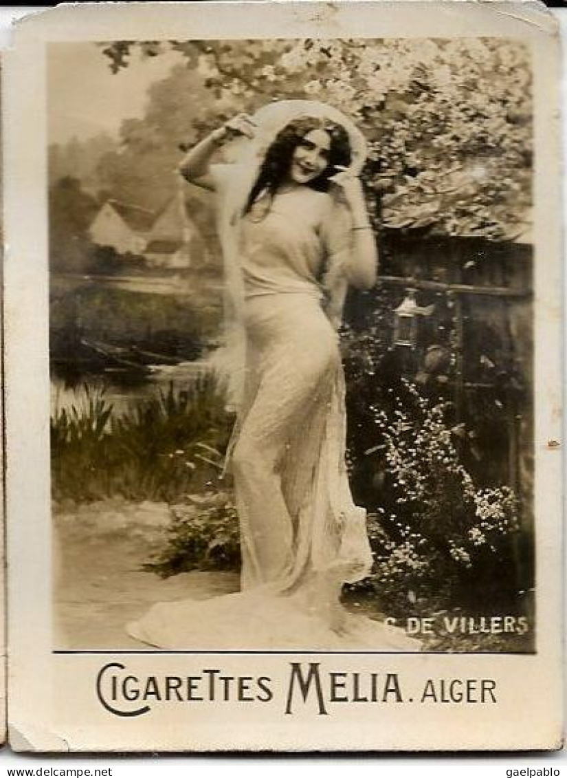 CIGARETTES MELIA -   C. DE VILLERS  - Tirage A - Melia