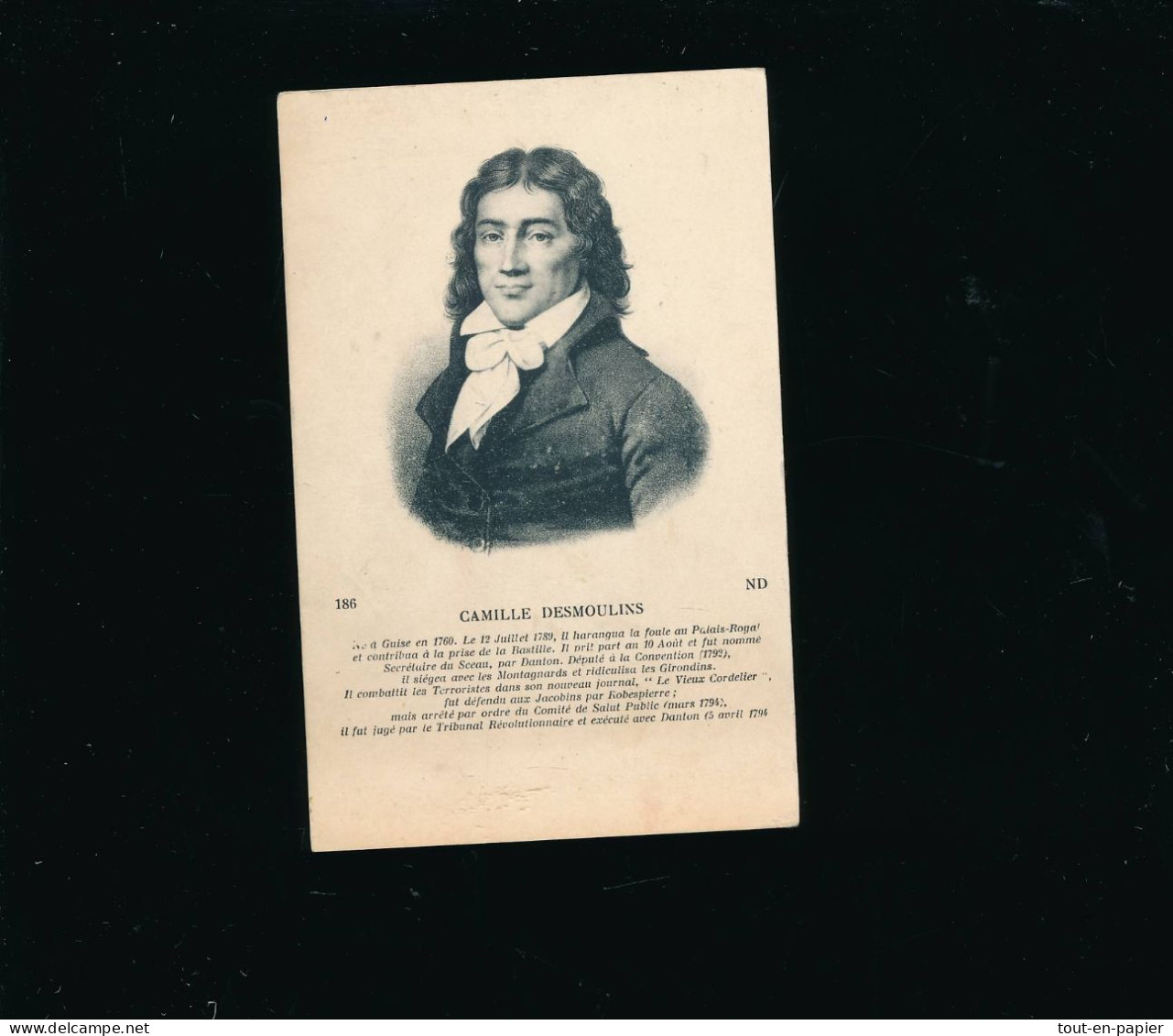 CPA  Histoire - Homme Célèbre - ND Photo - Camille Desmoulins - History