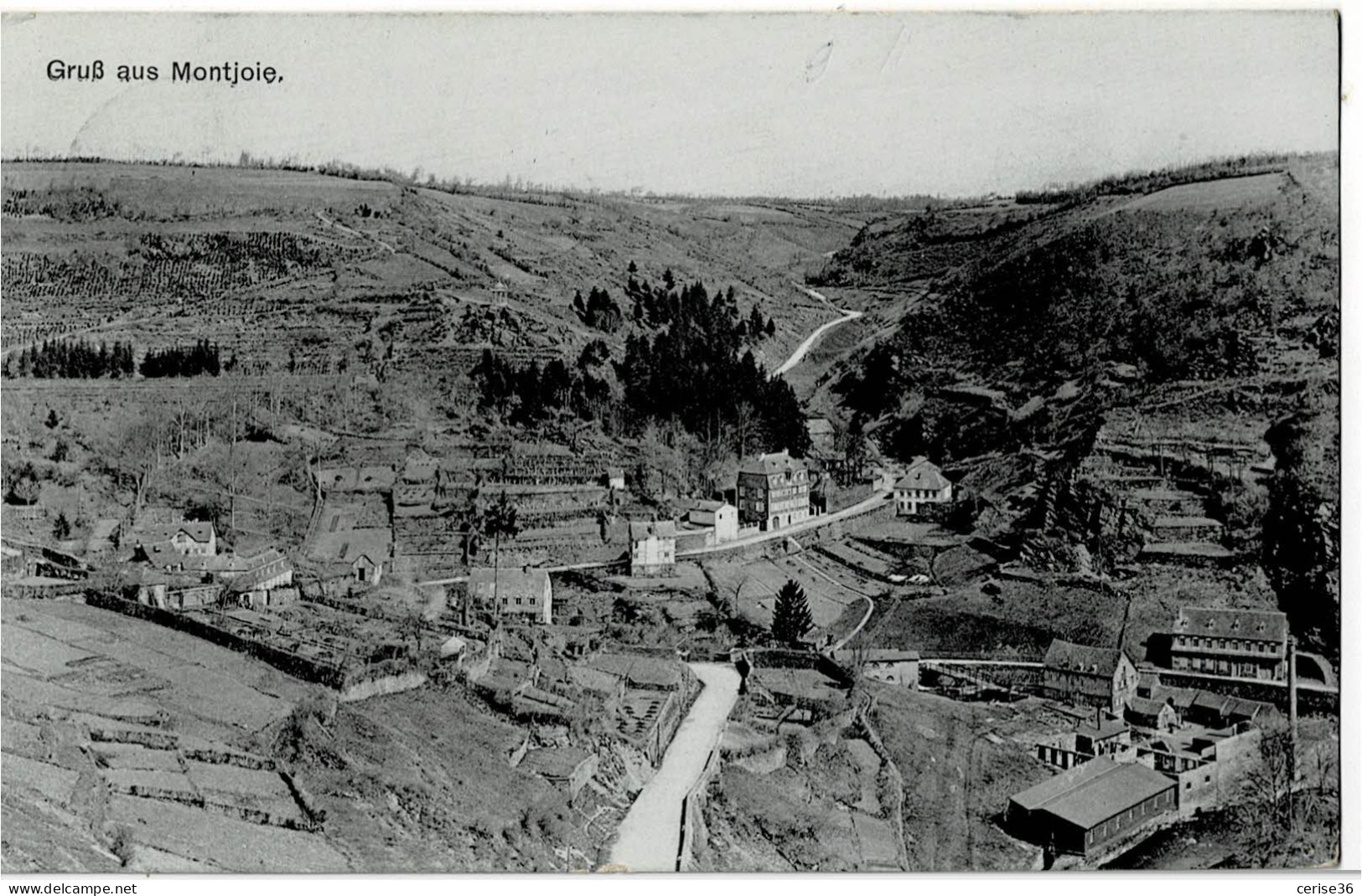 Grub Aus Montjoie Circulée En 1907 - Monschau