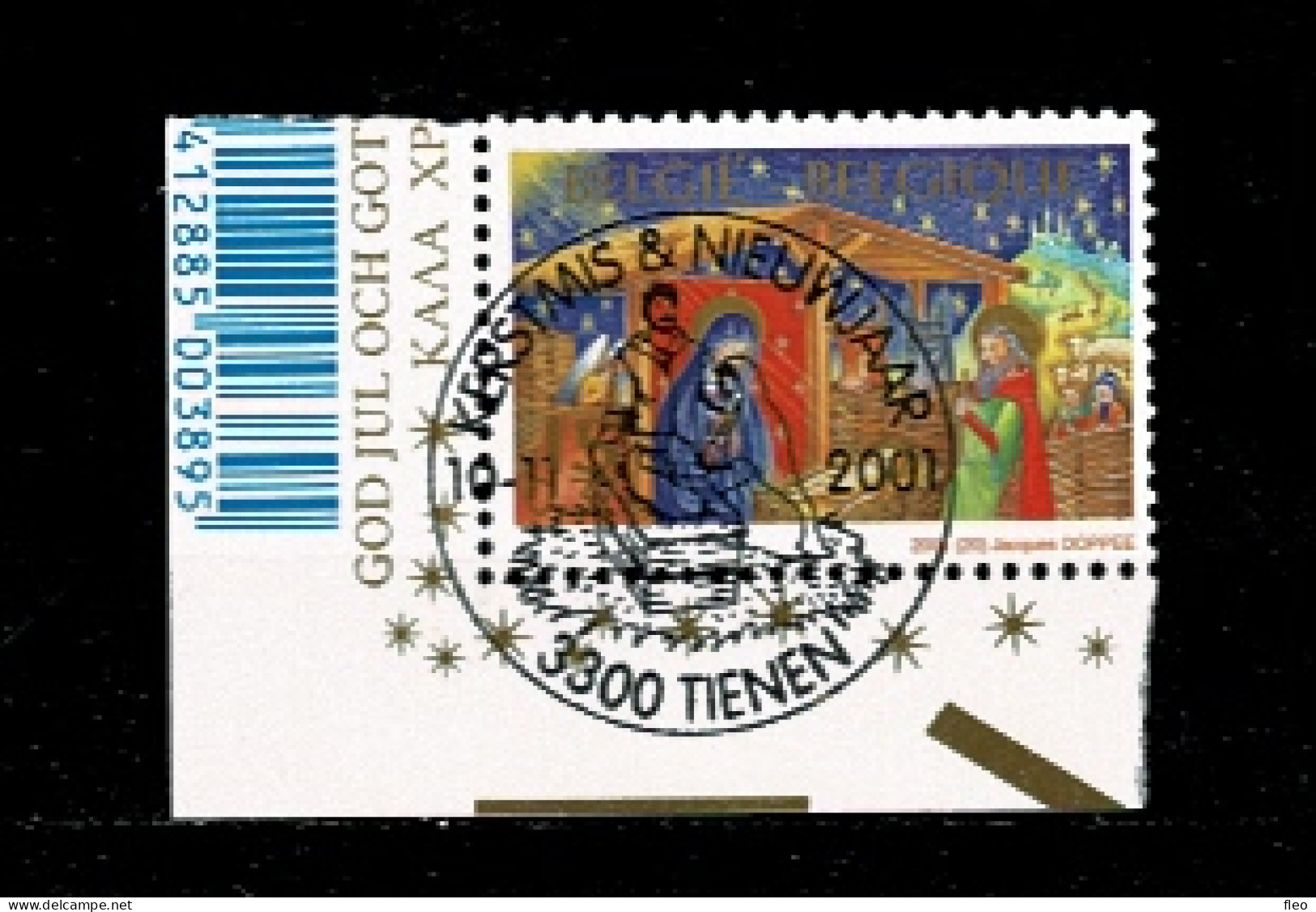 2001 3044 Postfris Met 1édag Stempel : HEEL MOOI ! MNH Avec Cachet 1er Jour " Noél & Nieuwjaar. " - Neufs