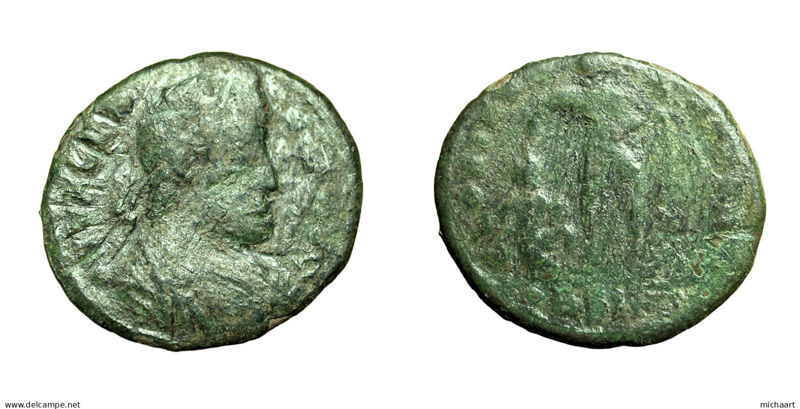 Roman Coin Valentinian I AE3 Nummus Bust / Emperor 04135 - La Fin De L'Empire (363-476)