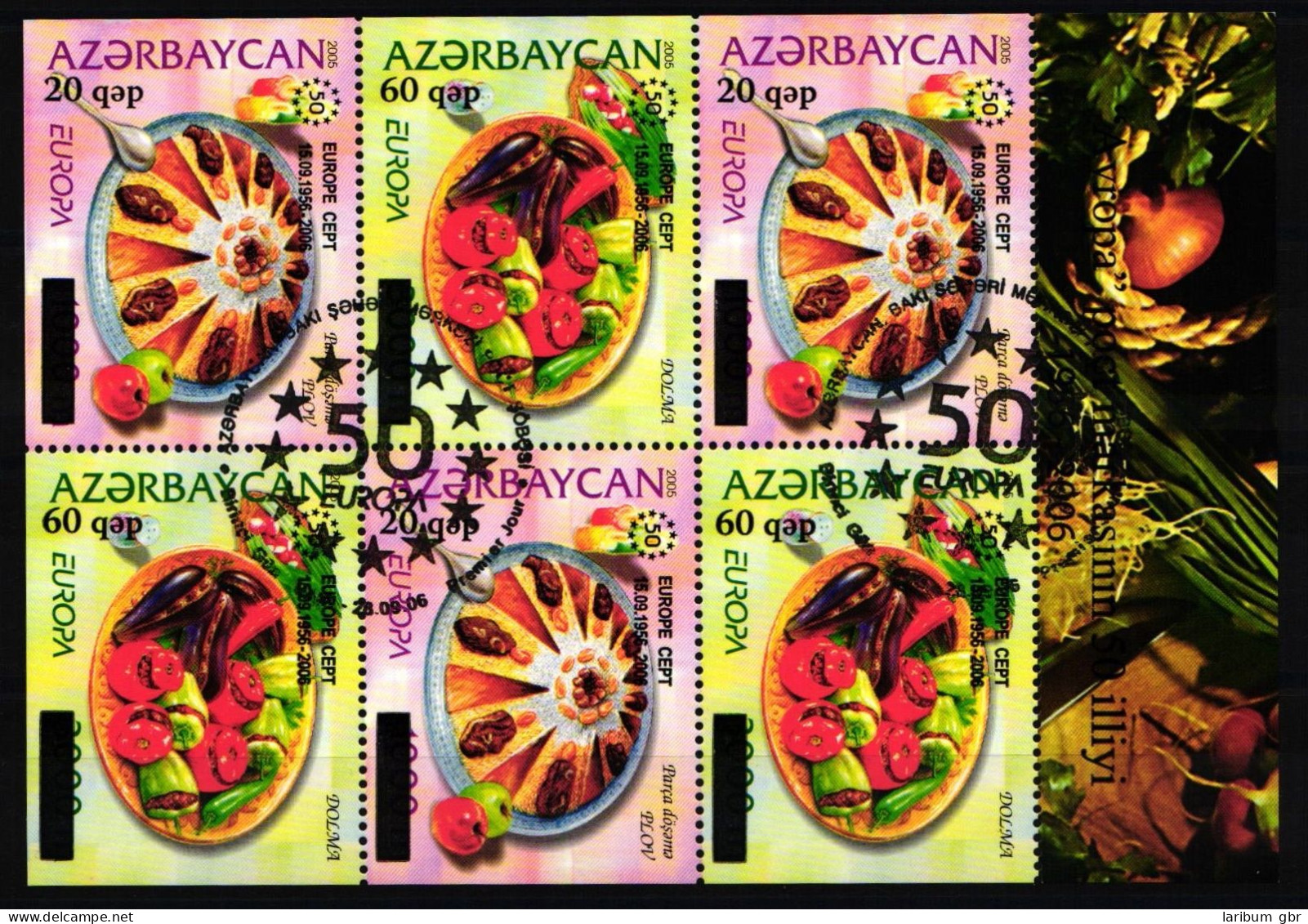 Aserbaidschan H-Blatt Mit 610-611 Gestempelt Mit Esst, Cept 2005 #NF683 - Azerbaijan