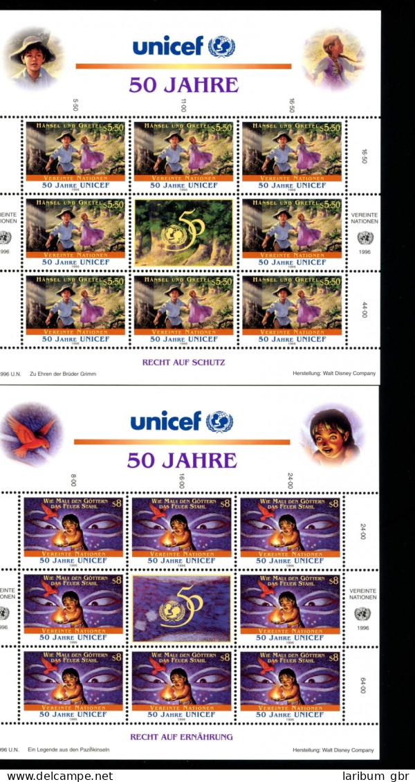 UNO Wien Kleinbögen 218-219 Postfrisch Märchen Und Sagen #IS772 - Autres & Non Classés