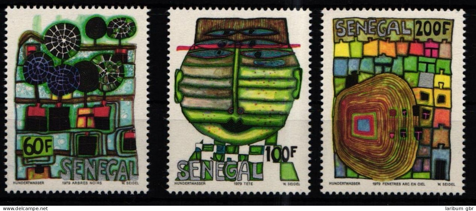 Senegal 705-707 Postfrisch Hundertwasser #NF704 - Senegal (1960-...)