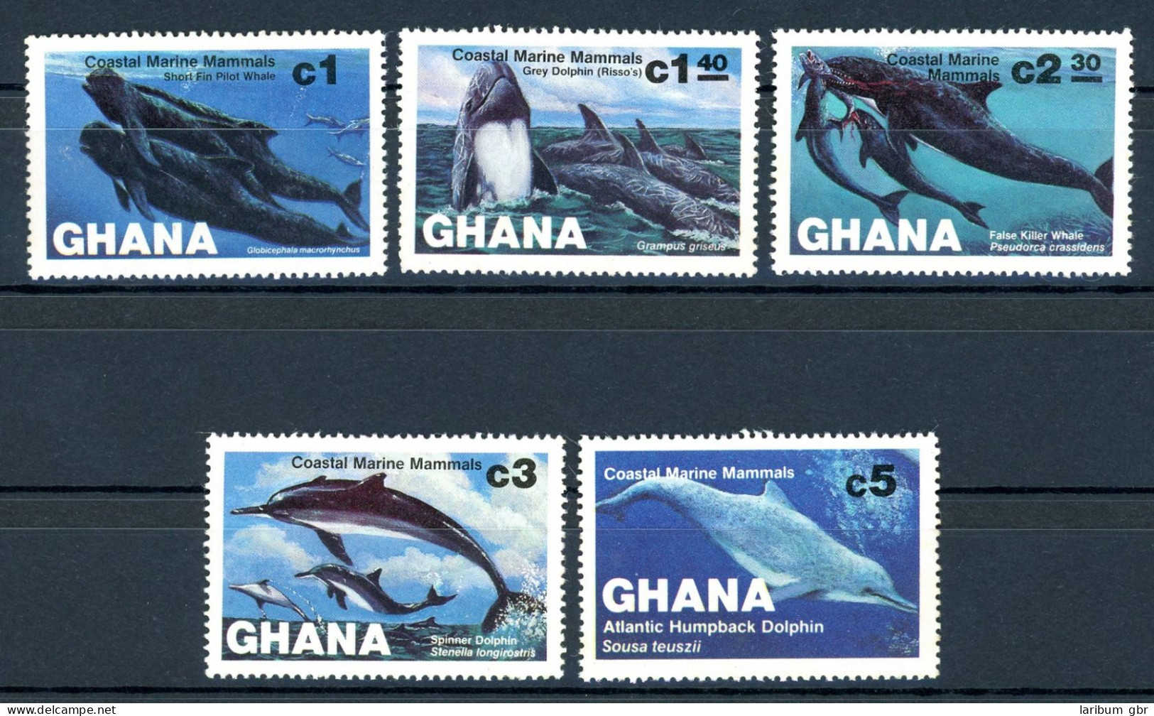 Ghana 977-81 Postfrisch Wale/ Delfine #HK793 - Ghana (1957-...)