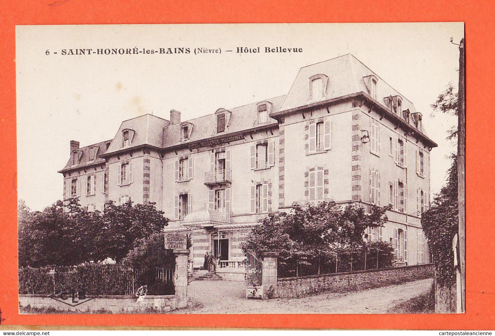 05141 / ⭐ ◉ SAINT-HONORE-les-BAINS 58-Nievre ◉ Hotel-Restaurant BELLEVUE 1910s ◉ Edition LARDIER Besançon  N° 6 - Saint-Honoré-les-Bains