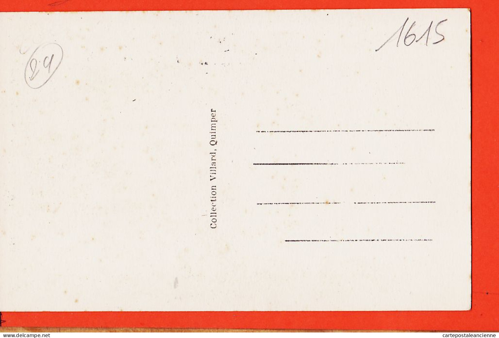 05135 / ⭐ ◉ CORAY 29-Finistere Breitz ◉ LE QUEMENER Vieux Tailleur 1910s ◉ Collection VILLARD Quimper N°1358 - Other & Unclassified