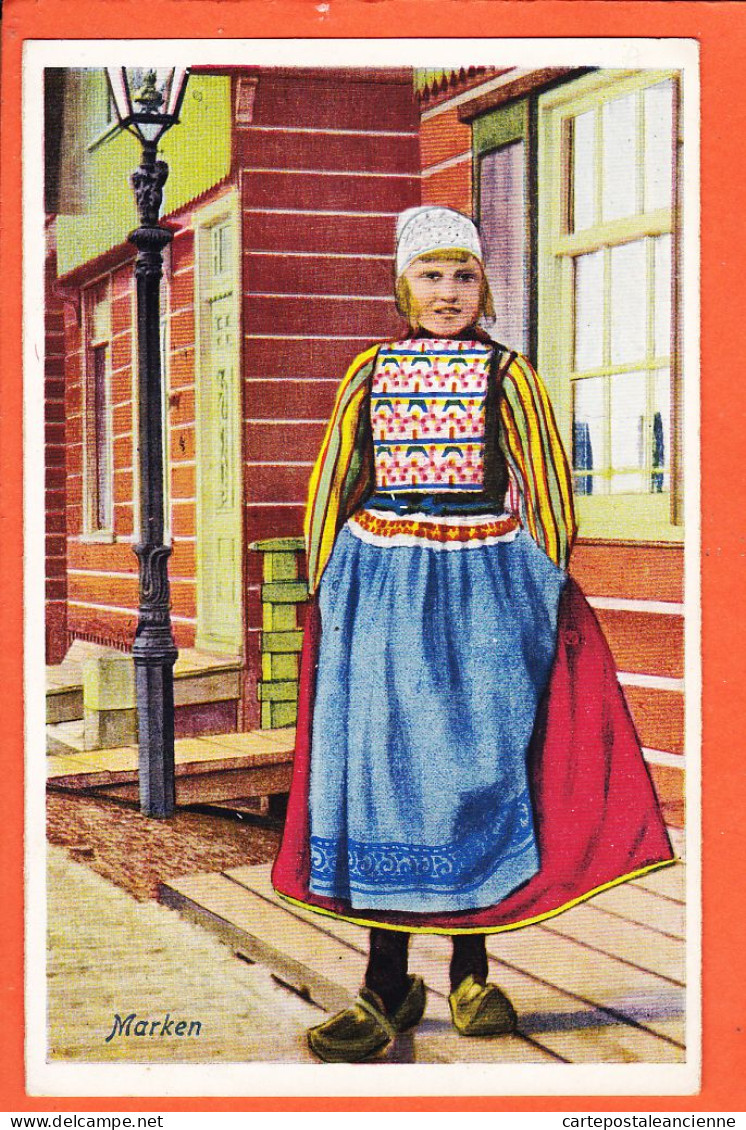 05039 ● MARKEN Noord-Holland Meisje In Traditionele Kleding 1930 à André DESBOUTIN Vernon D.B.M 51 - Marken