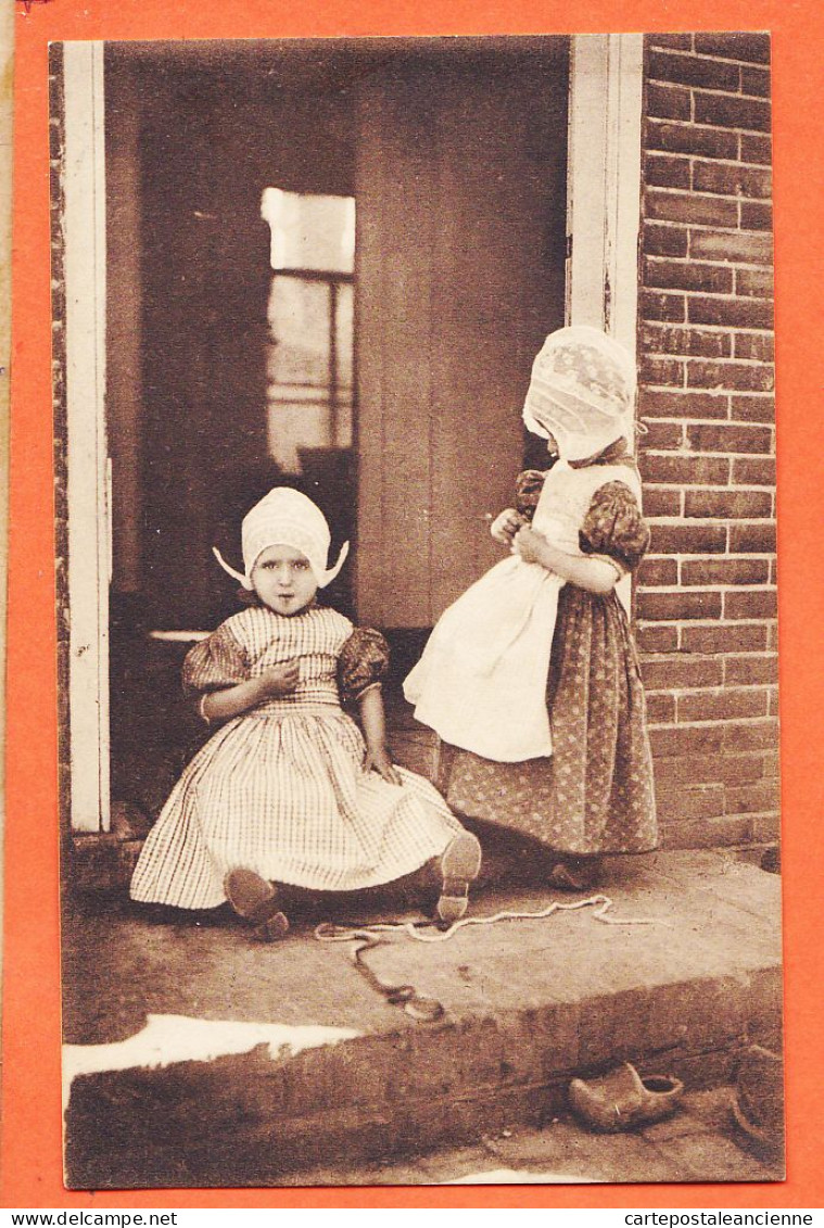 05019 ● VOLENDAM Noord-Holland Volendammer Kinderen En Geit 1910s F.B Den Boer Middelburg Netherlands Pays-Bas - Volendam