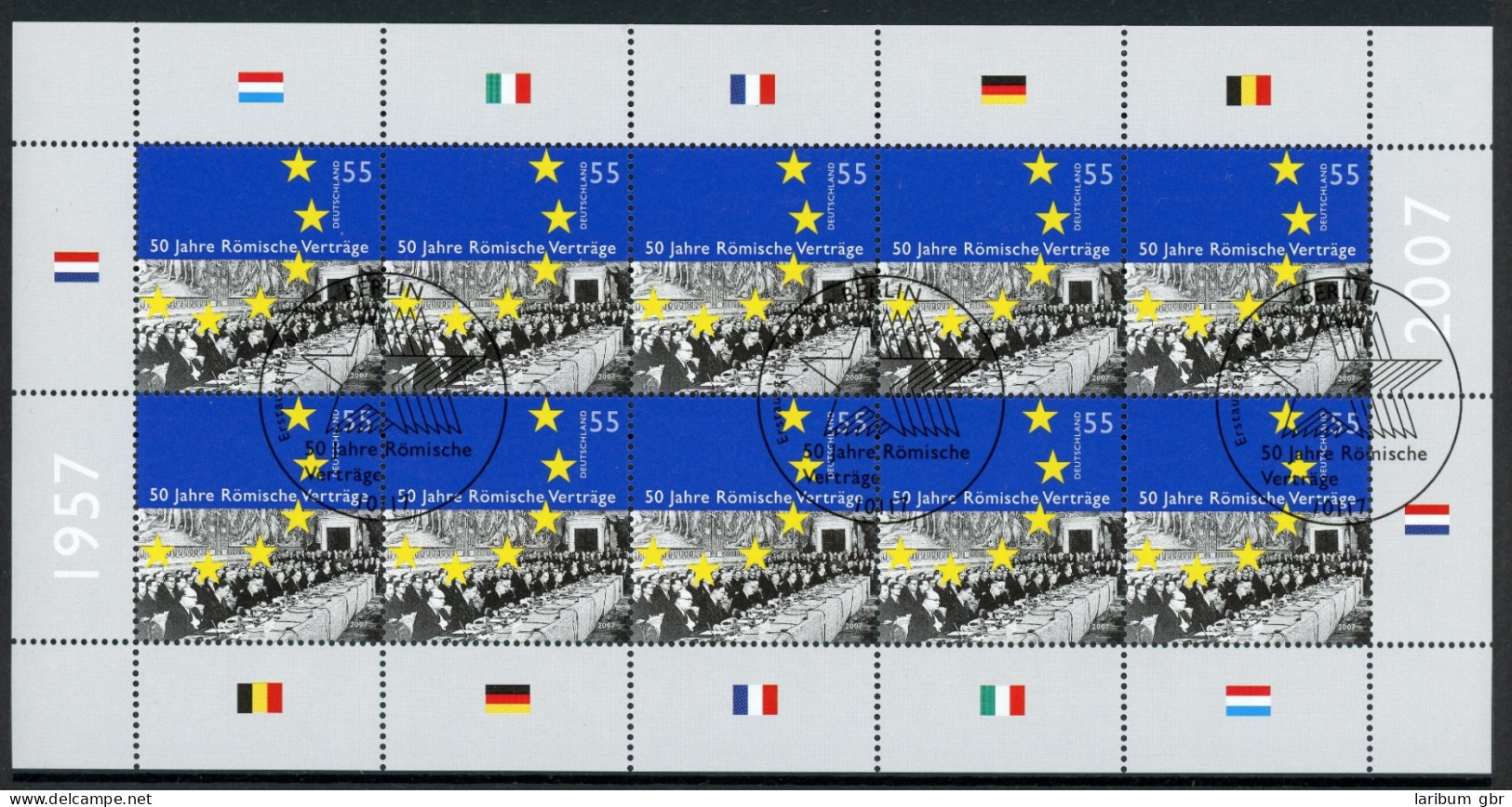 Bund Zehnerbogen 2593 Berlin Ersttagssonderstempel #IS552 - Autres & Non Classés