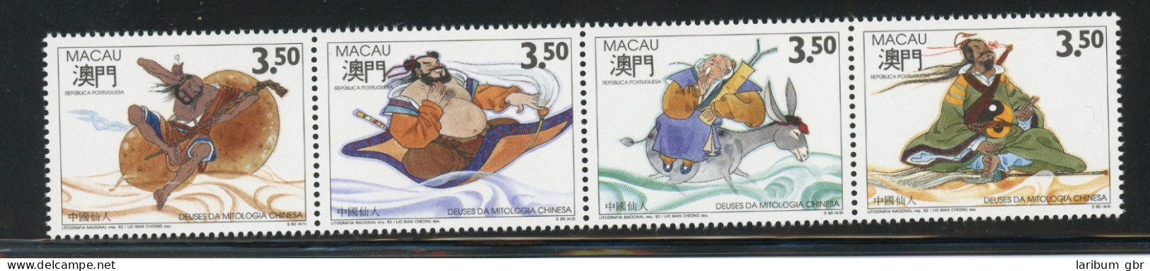 Macau 4er Streifen 695-98 Postfrisch Chin. Mythologie #HK899 - Andere & Zonder Classificatie