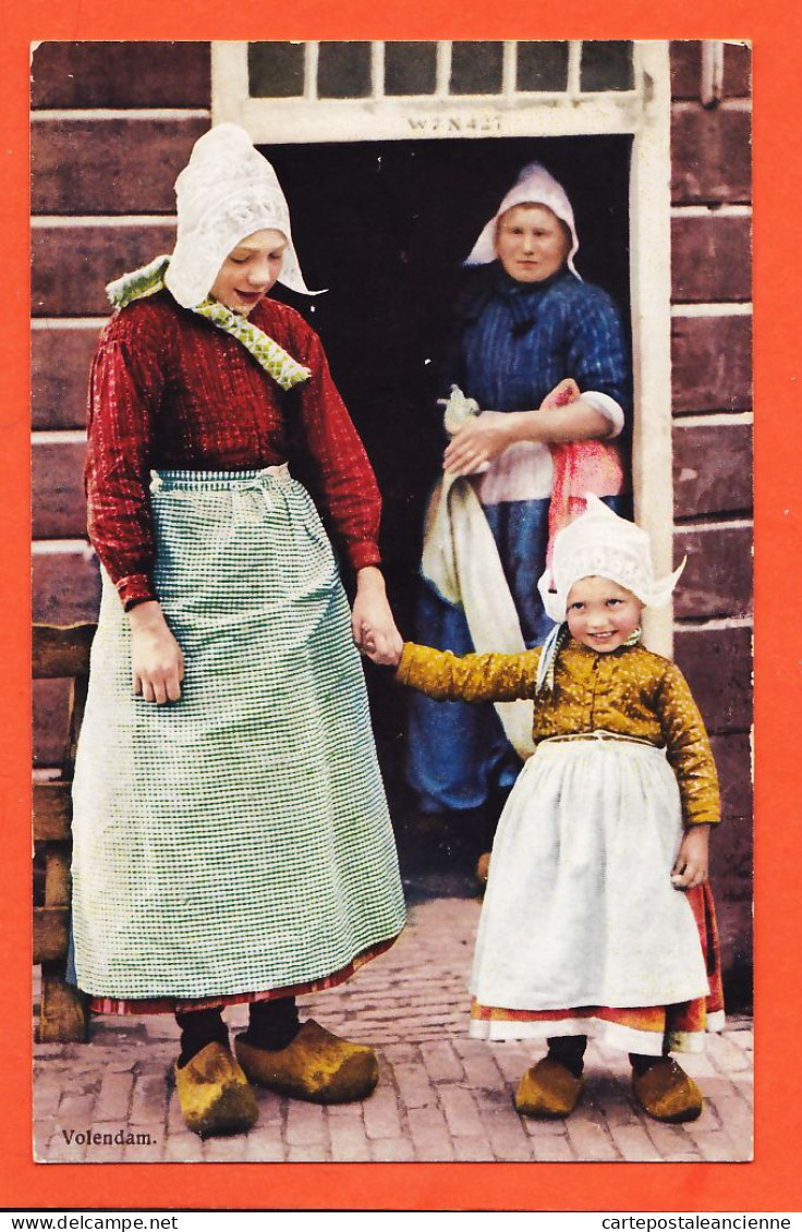 05015 ● VOLENDAM Noord-Holland Familie Traditionele Kleding Habit Traditionnel 1910s Serie 116 N° 2368 - Volendam