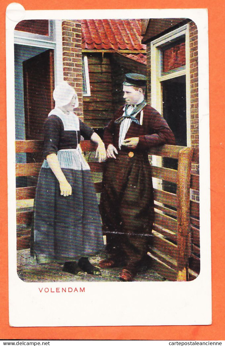 05014 ● VOLENDAM Noord-Holland Jong Koppel Traditionele Kleding Jeune Couple En Habits Traditionnels D.T.C.L Serie 158 - Volendam