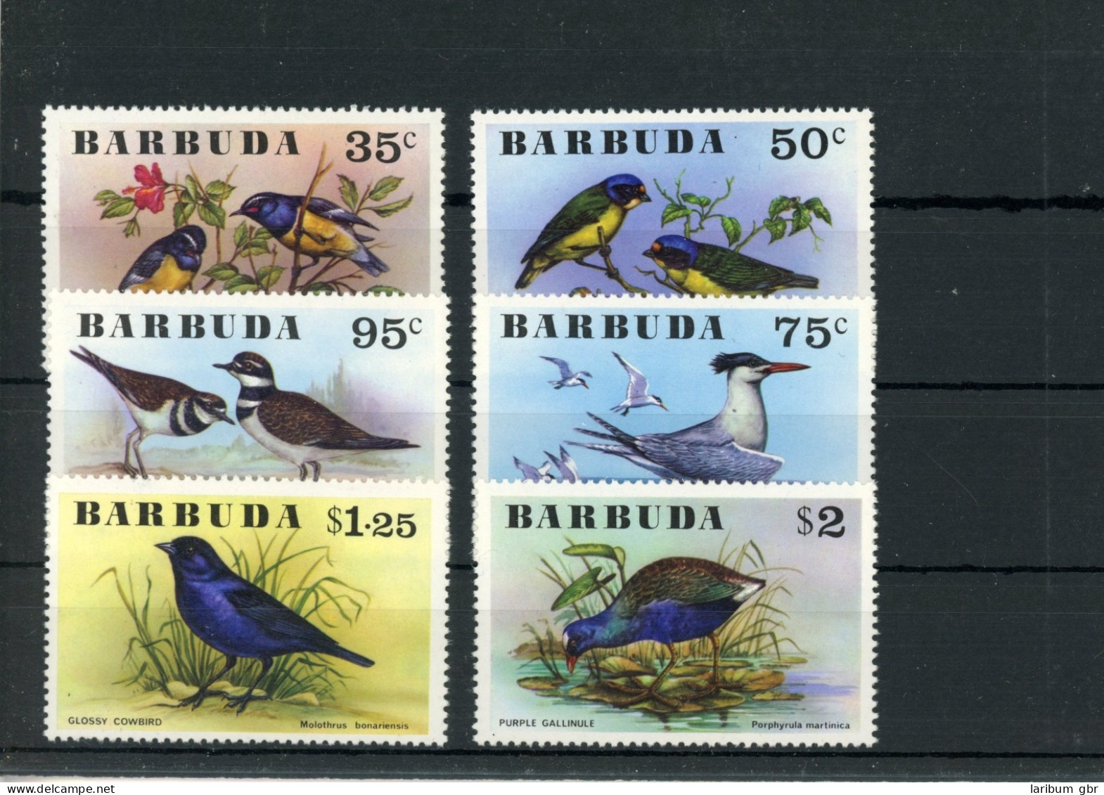 Barbuda 261-266 Postfrisch Vögel #JL262 - Anguilla (1968-...)