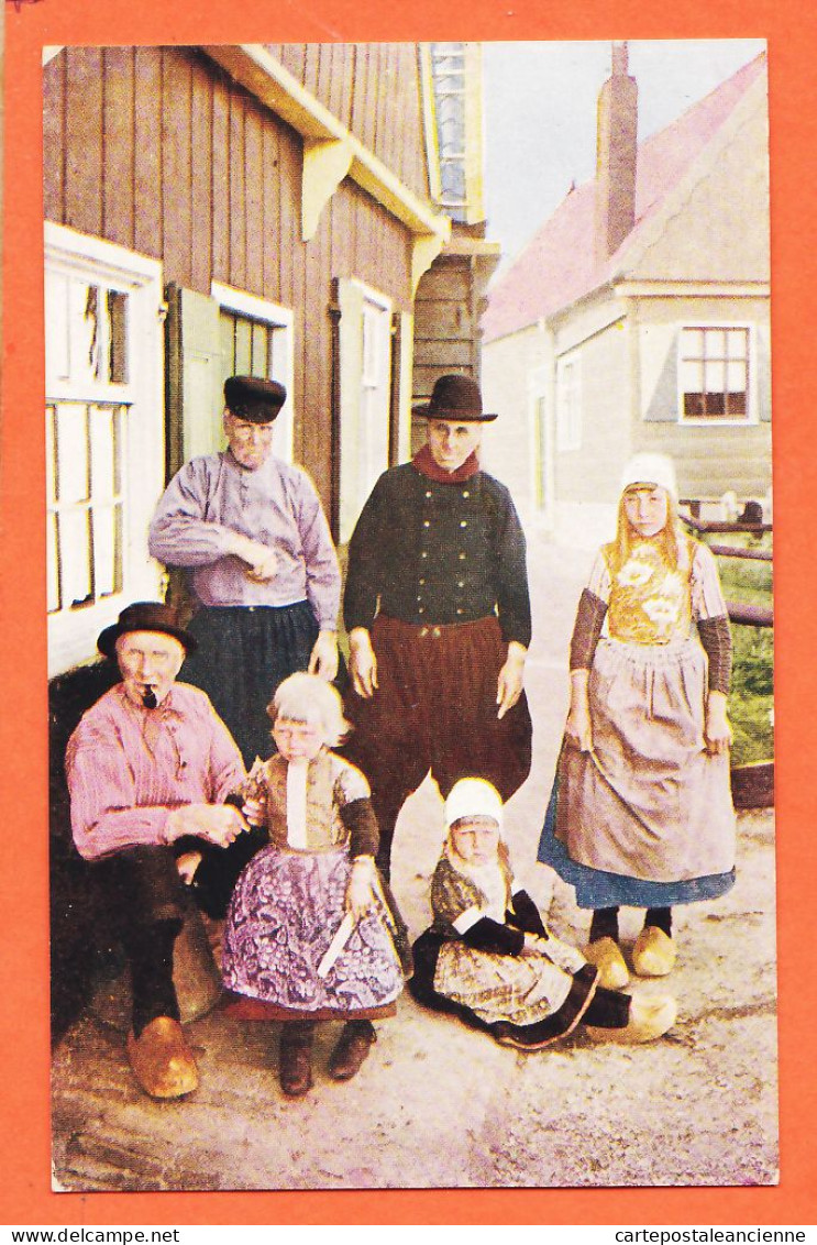 05083 ● Ethnic Nederlandse Familie Klederdracht Famille Neerlandaise Costume Traditionnel 1910s Nederland Niederlande - Autres & Non Classés
