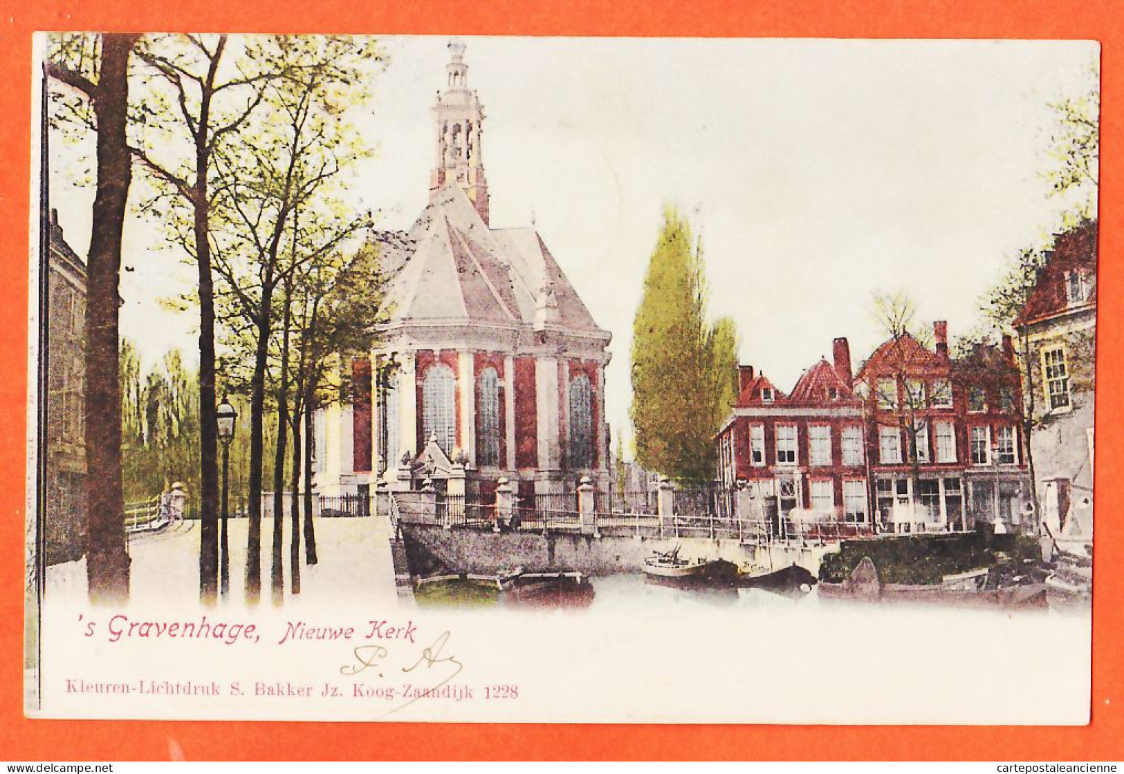 05050 ● 'S GRAVENHAGE Zuid-Holland Nieuwe Kerk 1903 Covela ALBINI Bruxelles Kleuren-Lichtdruk BAKKER Koog-Zaandijk 1228 - Den Haag ('s-Gravenhage)