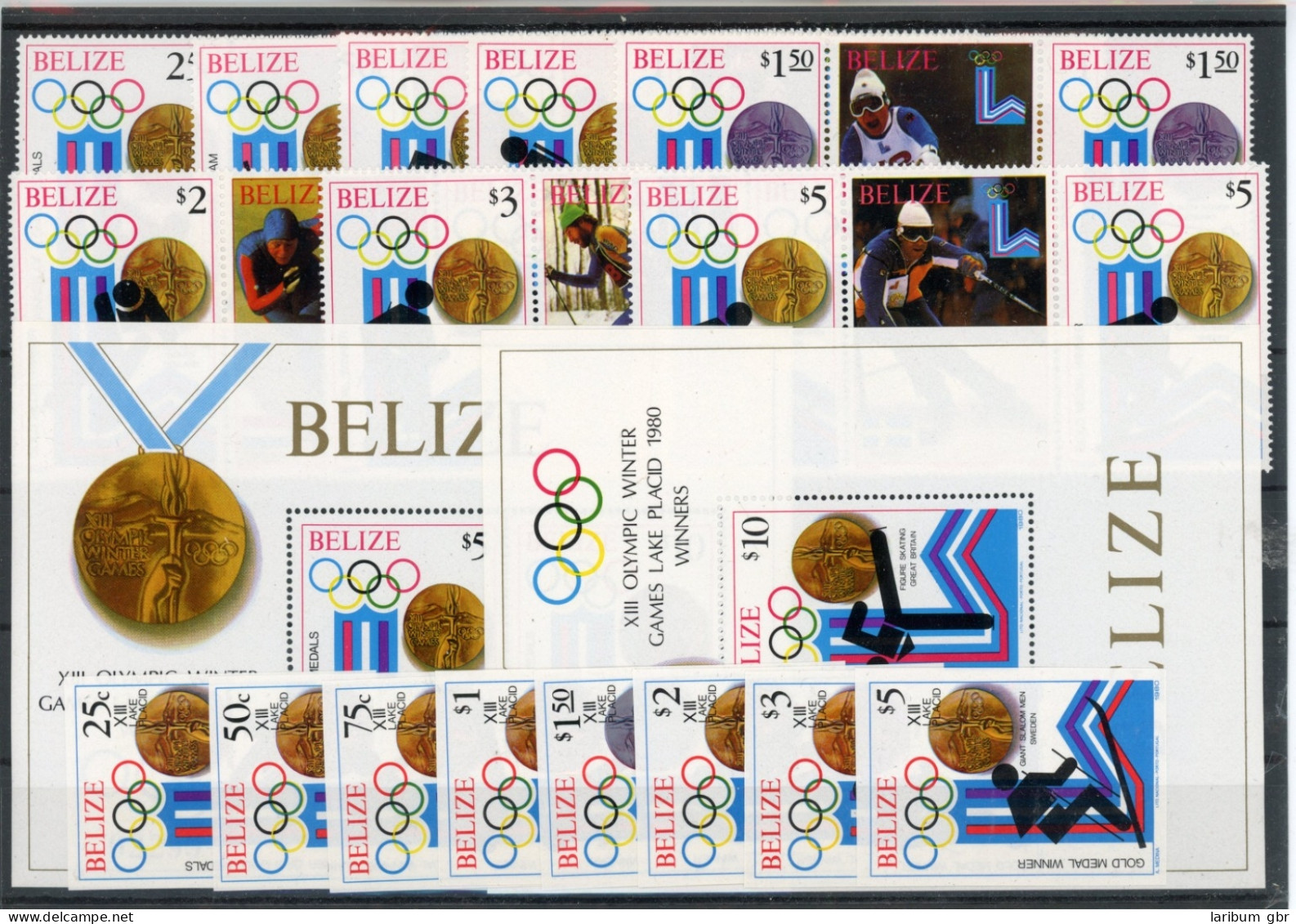 Belize 501-508 Mit Zf A+B, Block 20-21 A Postfrisch Olympia #JL306 - Belize (1973-...)