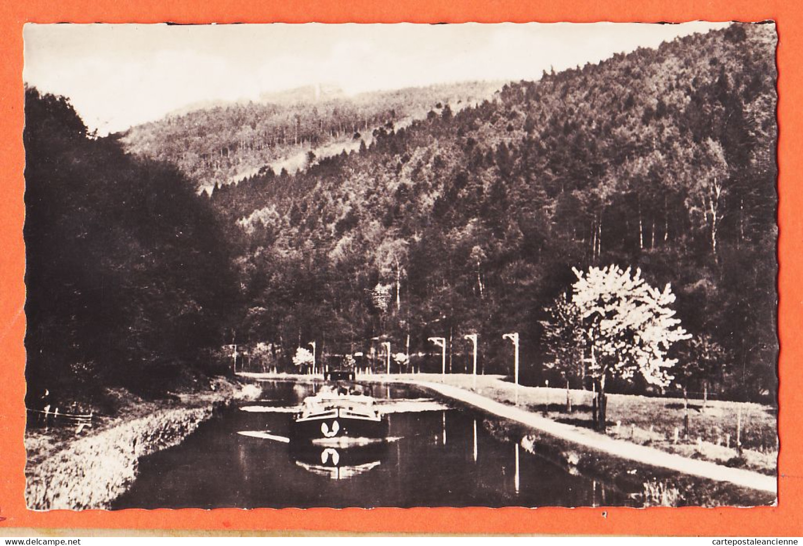 05325 ● ● SAVERNE 67-Bas Rhin Péniche Hausboot RHEIN MARNE Kanal ZABERN 1950s Photo-Bromure Felix LUIB Strasburg - Saverne