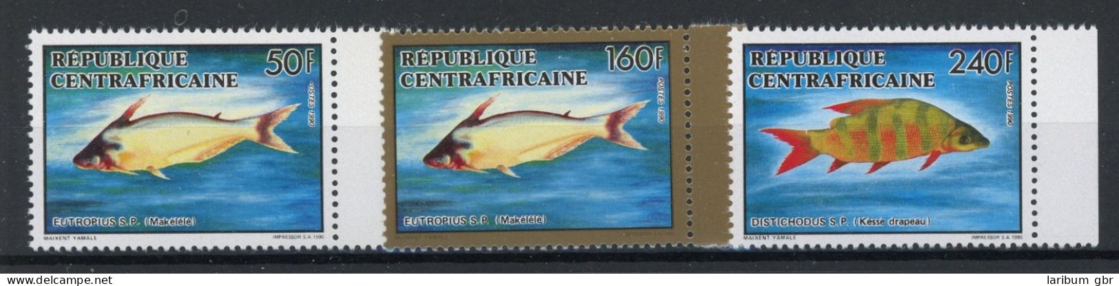 Zentralafr. Republik 1457-1459 Postfrisch Fische #IN012 - República Centroafricana