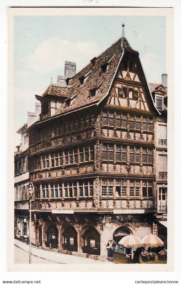 05272 ● STRASBOURG 67-Bas Rhin STRASSBURG Kammerzell Aeltestes Haus STRASBOURG Maison Alsace 1920s MANIAS - Strasbourg